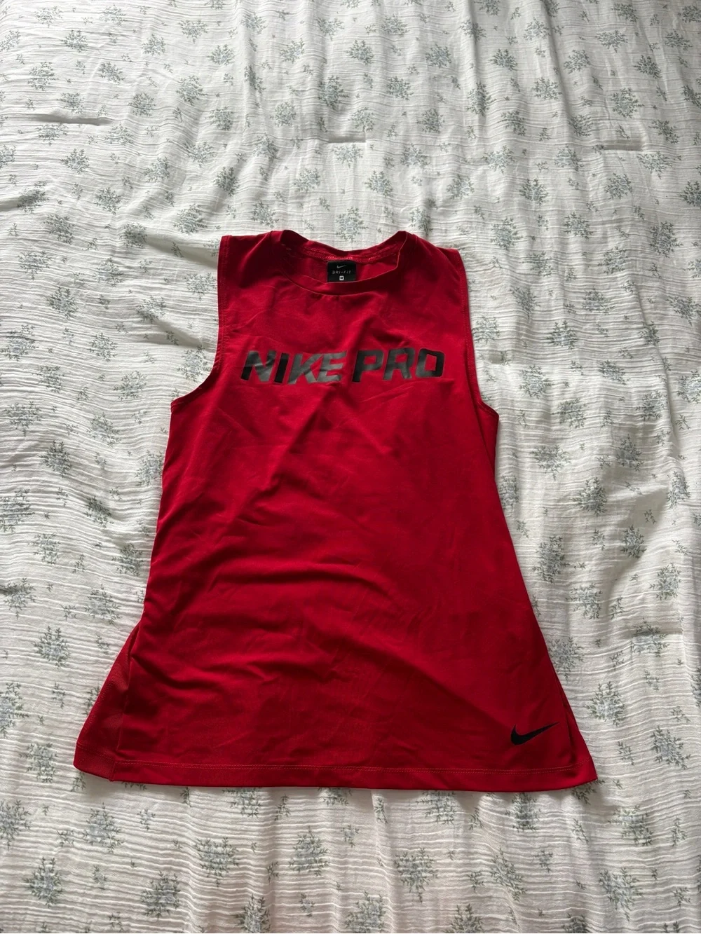 Red, black and white nike set